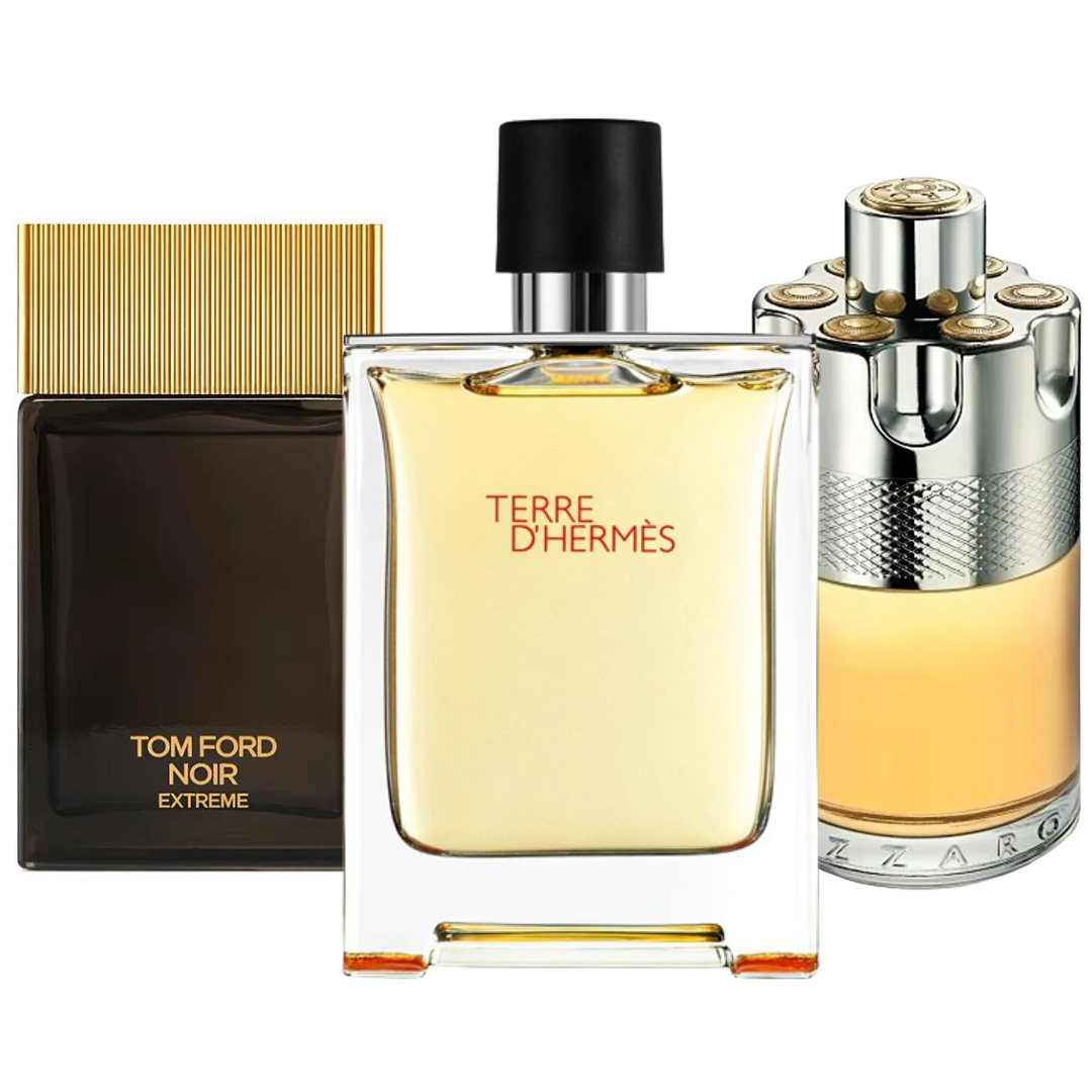 BLACK FRIDAY 3-DUFT-SET: Terre d'Hermès, Azzaro Wanted und Tom Ford Noir Extreme – 100 ml
